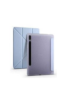 Aksesuarcim S7 Fe Lte Smt737 T736 T733 T730 İle Uyumlu Kılıf Silikon Yumuşak Kalem Bölmeli Esnek 4 Farklı Stand Olabilen Tablet Kılıfı Mavi Sku: Zeusb0g71yvwb8 Arka Kapak