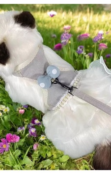 Caş Dekorasyon Karışık Renk Kurdele Figürlü İnci Ve Tül Detaylı Bel Göğüs Ayarlanabilir Kedi/köpek Tasma Çok Renkli Caş Dekorasyon Karışık Renk Kurdele Figürlü İnci Ve Tül Detaylı Bel Göğüs Ayarlanabilir Kedi/köpek Tasma Çok Renkli