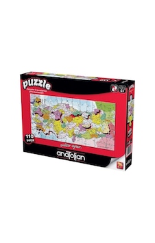 Anatolian 110 Parça Türkiye Haritası İller Puzzle Anatolian 110 Parça Türkiye Haritası İller Puzzle