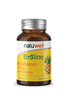 Natuwell Broline Bromelain İçeren Takviye Edici Gıda 30 Kapsül