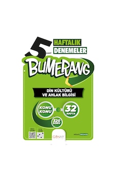 Günay Yayınları 5. Sınıf Din Kültürü Bumerang Deneme Günay Yayınları 5. Sınıf Din Kültürü Bumerang Deneme