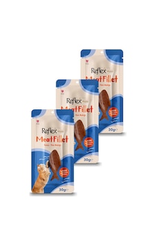Meat Fillet Yetişkin Kediler İçin Ödül Maması Ton Balığı 30 Gr Üçlü Paket Meat Fillet Yetişkin Kediler İçin Ödül Maması Ton Balığı 30 Gr Üçlü Paket