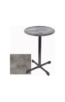 Bistro Masa Halley - Werzalit, Wermodin Ve Allzalit Tabla 70 Cm Çap - Copperfield Çok Renkli