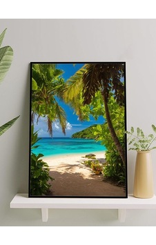 Bora Bora Adası Çerçeveli Duvar Tablosu, Tropik Manzara Duvar Sanatı Dekoru Sku: Zeusb0fdr6yrty Bora Bora Adası Çerçeveli Duvar Tablosu, Tropik Manzara Duvar Sanatı Dekoru Sku: Zeusb0fdr6yrty