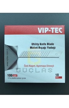 Viptec Maket Bıçağı Yedeği - Maket Bıçak Ucu 10'Lu Paket 100 Adet Viptec Maket Bıçağı Yedeği - Maket Bıçak Ucu 10'Lu Paket 100 Adet