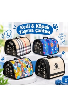 Bezos Desenli Flybag Kedi Ve Köpek Çantası Bezos1
