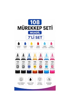 Epson 108 Muadil Mürekkep Seti 7'li Diğer Epson 108 Muadil Mürekkep Seti 7'li Diğer