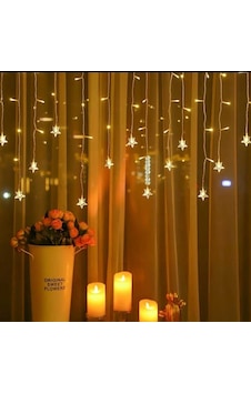 Yıldız 4 M 96 Led 19 Saçak 40-50-60 Cm Gün Işığı Mzxx3-4 Açık Bej Yıldız 4 M 96 Led 19 Saçak 40-50-60 Cm Gün Işığı Mzxx3-4 Açık Bej