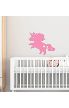 BK Gift Unicorn Tasarımlı Çocuk Odası Ahşap Duvar Süsü-1 BK Gift Unicorn Tasarımlı Çocuk Odası Ahşap Duvar Süsü-1