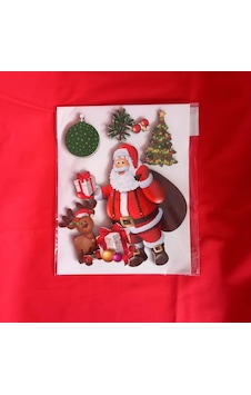 Yılbaşı Ahşap Sticker Model 3