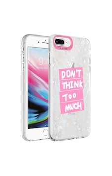 Apple Uyumlu iPhone 8 Plus Kılıf Mermer Desenli Zore Marbello Kapak-beyaz Apple Uyumlu iPhone 8 Plus Kılıf Mermer Desenli Zore Marbello Kapak-beyaz