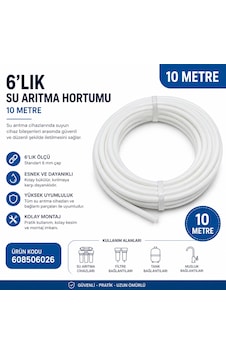 6 Lık Su Arıtma Hortumu 10 Metre 608506026