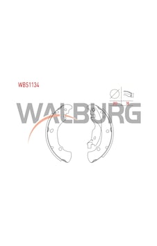 Walburg Fren Pabuc Balata Arka 203x38 Fıat Brava 1.6 16v 1995-2002 / Bravo 1.6 16v 1995-2004/ Marea 1.6i 16v 1996-2007 Walburg Fren Pabuc Balata Arka 203x38 Fıat Brava 1.6 16v 1995-2002 / Bravo 1.6 16v 1995-2004/ Marea 1.6i 16v 1996-2007