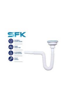 Sfk Çökmaklı Evye Sifonu, 1 Adet Sfk Çökmaklı Evye Sifonu, 1 Adet