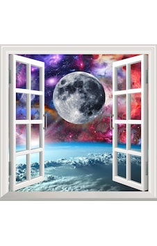 Pencere Poster Duvar Kağıdı Uzay Manzarası 1 Yapışkanlı Sticker Pencere Poster Duvar Kağıdı Uzay Manzarası 1 Yapışkanlı Sticker