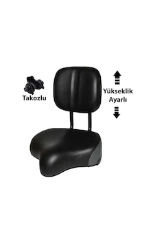 Efr Arkalıklı Scooter Bisiklet Uyumlu Yükseklik Ayarlı Sele Siyah Efr Arkalıklı Scooter Bisiklet Uyumlu Yükseklik Ayarlı Sele Siyah