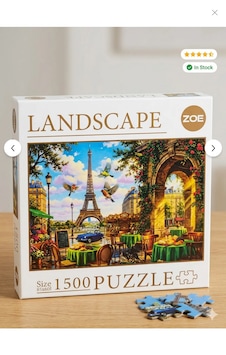 Landscape 1500 Parça Yapboz Puzzle I 85 60cm I Paris Eyfel Kulesi