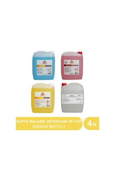 Supta Bulaşık Deterjanı ve Yağ Çözücü Seti 4 x 5 L Supta Bulaşık Deterjanı ve Yağ Çözücü Seti 4 x 5 L