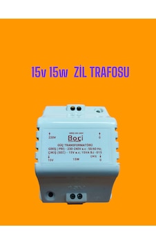 15 V 15 W Zil Transformatörü 15 V 15 W Zil Transformatörü