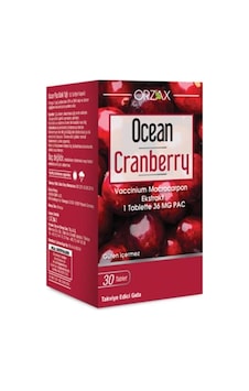 Cranberry Turna Yemişi Eki 30 Tablet Cranberry Turna Yemişi Eki 30 Tablet