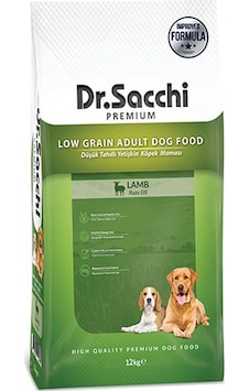 Dr. Sacchi Premium Kuzu Etli Düşük Tahıllı Yetişkin Köpek Maması 12 KG Dr. Sacchi Premium Kuzu Etli Düşük Tahıllı Yetişkin Köpek Maması 12 KG