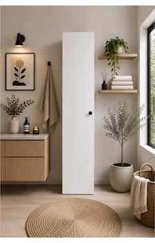 Beyaz 160 Cm Çok Amaçlı Dolap Beyaz Beyaz 160 Cm Çok Amaçlı Dolap Beyaz
