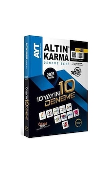 Ayt 10 Lu Karma Deneme 2021 - Altın Karma Yayınları Ayt 10 Lu Karma Deneme 2021 - Altın Karma Yayınları