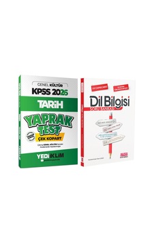 Yediiklim 2026 Kpss Tarih Çek Kopart Yaprak Test Ve Akm Dil Bilgisi Soru Bankası Seti 2 Kitap Yediiklim 2026 Kpss Tarih Çek Kopart Yaprak Test Ve Akm Dil Bilgisi Soru Bankası Seti 2 Kitap