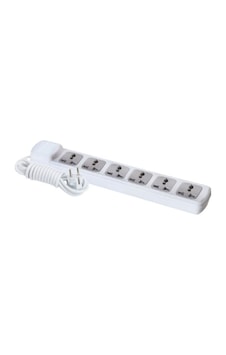 Far F305c 6'lı Universal Grup Priz 5 Metre Geniş Alan Elektrik Erişimi Far F305c 6'lı Universal Grup Priz 5 Metre Geniş Alan Elektrik Erişimi