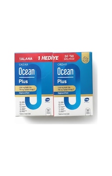 Ocean Plus 1200 Mg 50+50 Softjel - 1 Alana 1 Bedava Yeni Ambalaj
