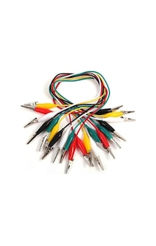 Ayrex Kablosu Seti Renkli Timsah Kelepçeli Multimetre Bağlantı Kabloları Pvc Kaplama Elektronik Devre Testi Multimet Ayrex Kablosu Seti Renkli Timsah Kelepçeli Multimetre Bağlantı Kabloları Pvc Kaplama Elektronik Devre Testi Multimet