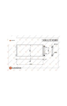 Erp Klima Radyatörü Astra K B16 Eurorepar 1682223080 Erp Klima Radyatörü Astra K B16 Eurorepar 1682223080