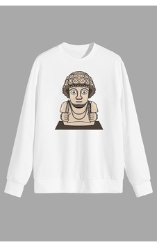Flood Of Style Oversize Mitoloji Ilk Hitit Kralı Baskılı Beyaz Tişört Flood Of Style Oversize Mitoloji Ilk Hitit Kralı Baskılı Beyaz Tişört
