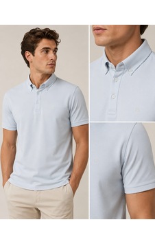 Craft Kagi Polo Yaka Düğmeli Tişört Buz Mavi Craft Kagi Polo Yaka Düğmeli Tişört Buz Mavi