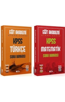 Eğit Akademi 2026 Kpss Türkçe + Matematik Atama Serisi Soru Bankası 2 Li Set Eğit Akademi Eğit Akademi 2026 Kpss Türkçe + Matematik Atama Serisi Soru Bankası 2 Li Set Eğit Akademi
