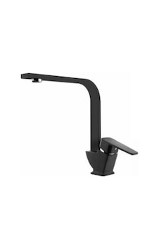 Tema 61012L-2M Slim Borulu Kare Kuğu Lavabo Bataryası Mat Siyah Tema 61012L-2M Slim Borulu Kare Kuğu Lavabo Bataryası Mat Siyah