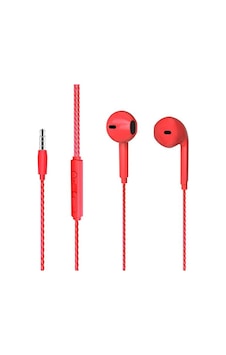 Lenovo Lecoo Eh104r 3.5 Mm Jacklı Kablolu Kulak İçi Mikrofonlu Kulaklık Kırmızı Lenovo Lecoo Eh104r 3.5 Mm Jacklı Kablolu Kulak İçi Mikrofonlu Kulaklık Kırmızı