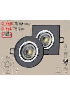 Ct-6647 Yeşim Kare Cam Spot Ampülsüz 5 Adet Beyaz Ct-6647 Yeşim Kare Cam Spot Ampülsüz 5 Adet Beyaz