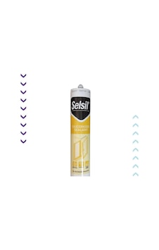 Selsil Silikonize Mastik Siyah 500 Gram