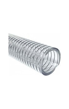Şeffaf Çelik Telli Emiş Hortumu 3/4 İnç 20 Mm 50 Metre Şeffaf Çelik Telli Emiş Hortumu 3/4 İnç 20 Mm 50 Metre