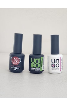 Uno Primer 15 ML + Rubber Base 15 ML + Super Shine Top Coat 15 Kalıcı Oje Seti Uno Primer 15 ML + Rubber Base 15 ML + Super Shine Top Coat 15 Kalıcı Oje Seti