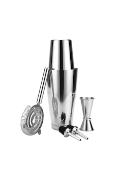 Saygın Shaker Kokteyl Seti, Kokteyl Hazırlama Seti, Shaker Seti, Bar Boston Shaker Set 5 Parça