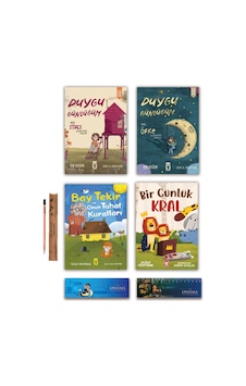 Timaş Çocuk Duygu Günlüğüm Mira - Bir Günlük Kral - Bay Tekir Ve Onun Tuhaf Kuralları Set 4 Kitap
