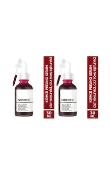 Nedox Yenileyici ve Cilt Tonu Eşitleyici Kırmızı Yüz Peeling Serum 2 x 30 ML Nedox Yenileyici ve Cilt Tonu Eşitleyici Kırmızı Yüz Peeling Serum 2 x 30 ML