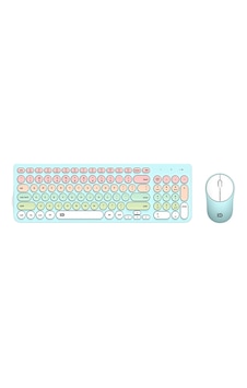 Fd İk6632 2.4 Ghz Kablosuz Klavye Ve Mouse Yeşil Optik
