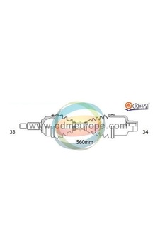 Odm Op88533 Aks Sağ Astra H 1.7 16v Cdtı 2004 2011 Mt A:33 C:560 B:34 Odm Op88533 Aks Sağ Astra H 1.7 16v Cdtı 2004 2011 Mt A:33 C:560 B:34