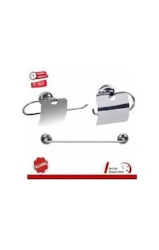 3'Lü Set Uzun Havluluk + Kağıt Havluluk + Wc Kağıtlık 3'Lü Set Uzun Havluluk + Kağıt Havluluk + Wc Kağıtlık