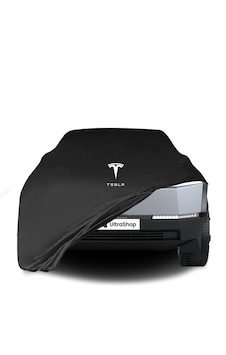Tesla Cybertruck Araba Brandası Siyah Kumaş Penye Oto Branda Tesla Cybertruck Araba Brandası Siyah Kumaş Penye Oto Branda