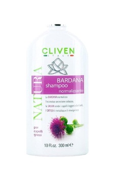 Cliven Natura Bardan Doğal Yağlı Saçlar çin Şampuan 300 ML