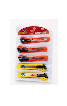 Cutter Knıfe 12 Li Şerit Paketli Plastik Maket Bıçağı